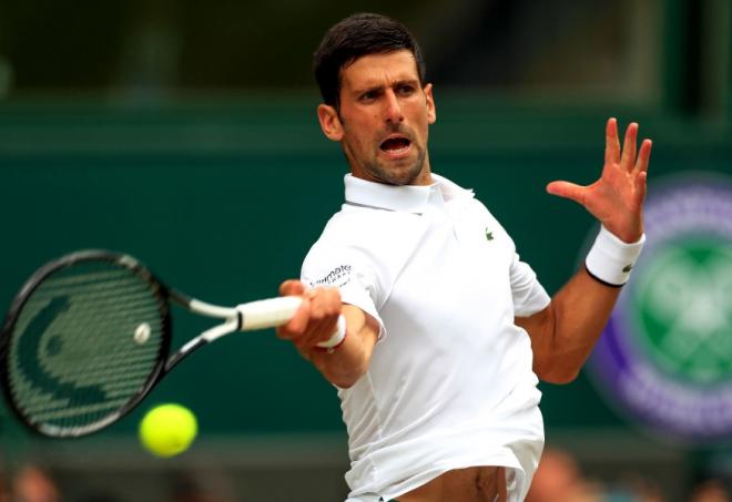 Novak Djokovic a parfaitement réussi son entrée ce mardi à Wimbledon - © PA Images - Icon Sport