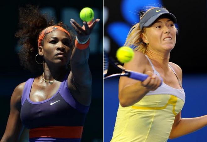 Serena et Maria Sharapova vont se retrouver pour la 14ème fois à l'occasion de la finale de Miami - © Icon Sport